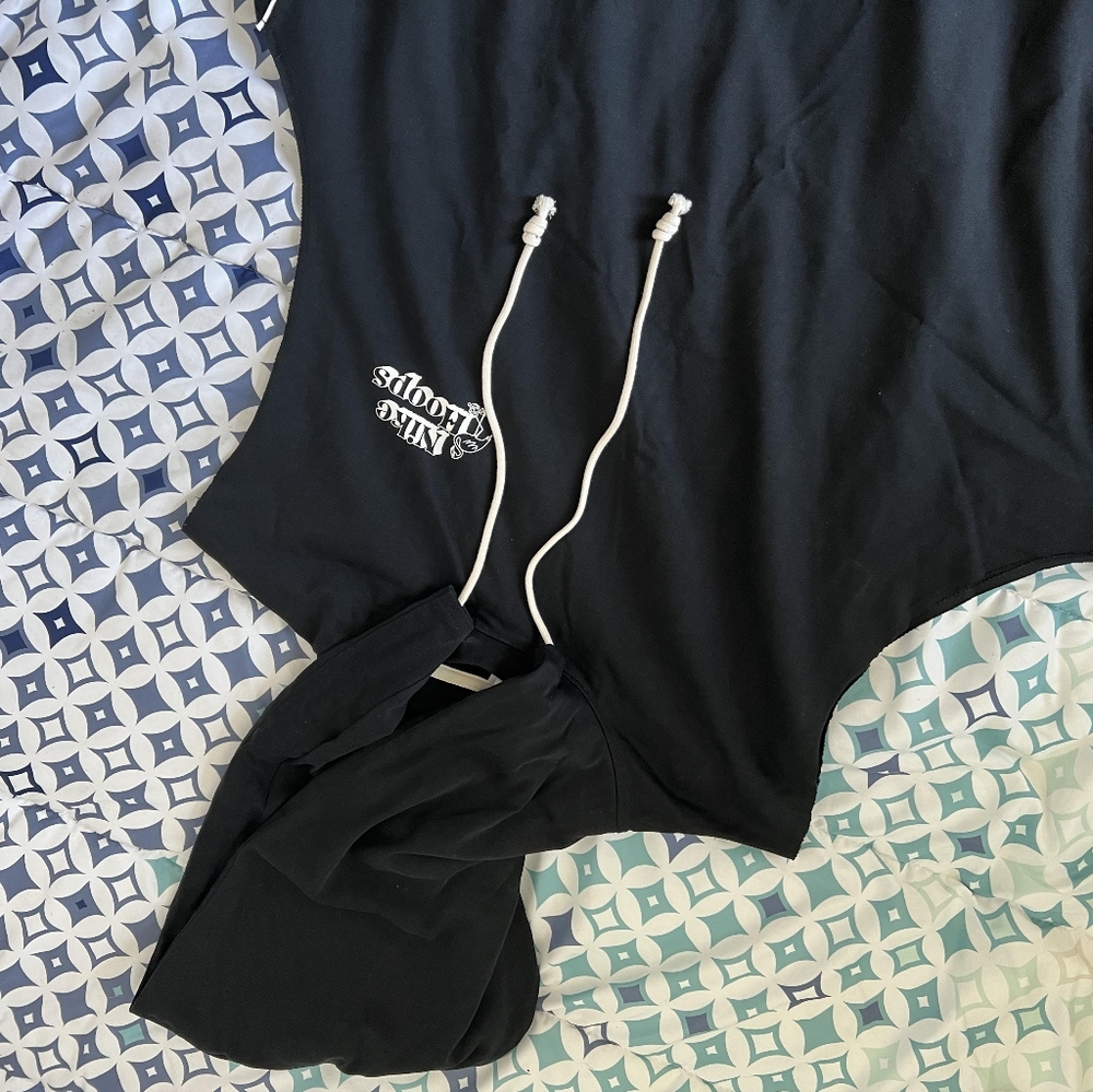 Xxl Nike hoops sleeveless hoodie blk